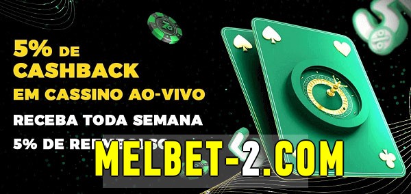 Promoções do cassino ao Vivo Melbet